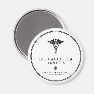 Imã Formatura Personalizada de Médico de Escola de Med