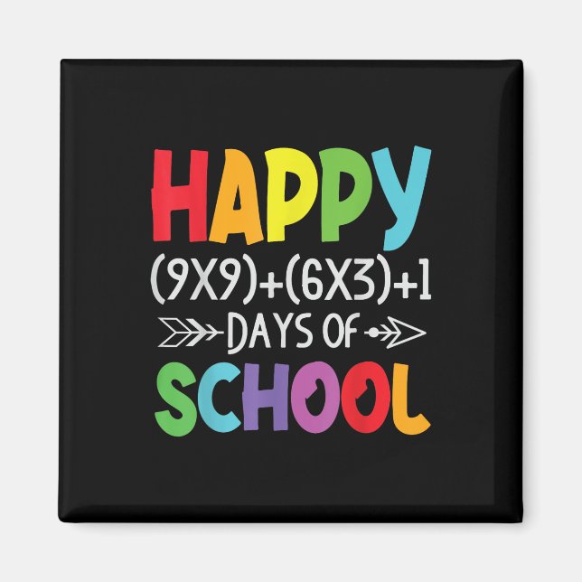 Imã Fórmula De Matemática 100 Dias De Escola Oferece P (Frente)