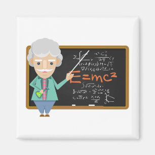 Imã Fórmula EMC2 do professor de ciências