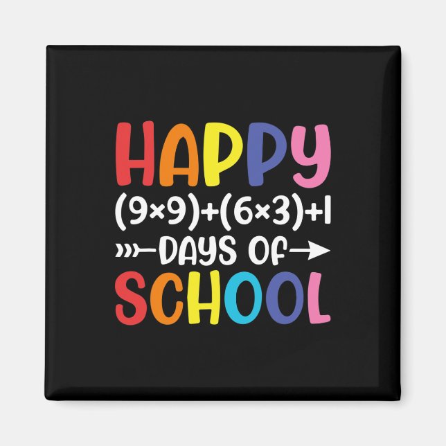 Imã Fórmula Matemática 100 Dias De Professora De Matem (Frente)