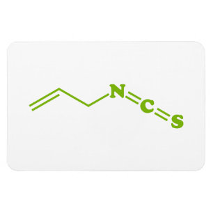 Ímã Fórmula Molecular De Isotiocianato De Wasabi