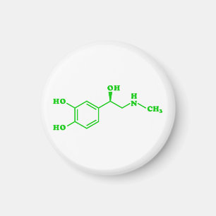 Imã Fórmula Química Molecular Adrenalina
