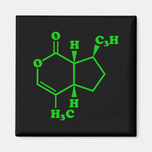 Imã Fórmula Química Molecular de Nepetalactona de Ca