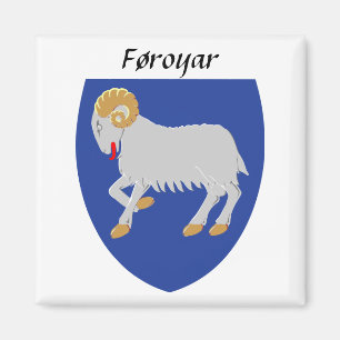 Imã Føroyar - brasão de Faroe Island