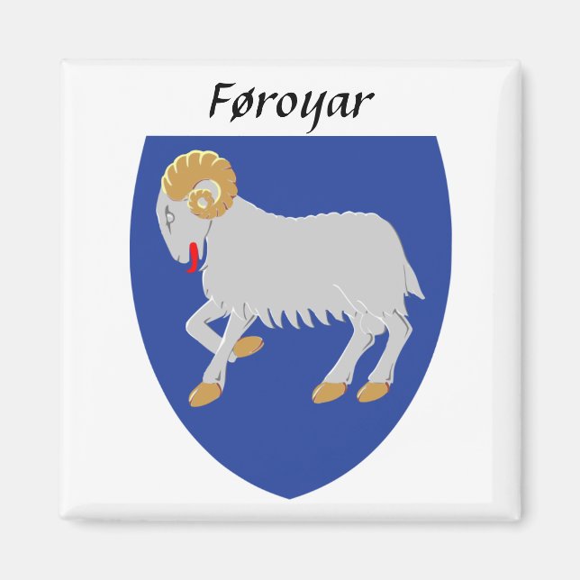 Imã Føroyar - Casaco de Armas das Ilhas Faroé (Frente)