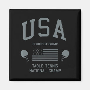 Imã Forrest Gump USA Mesa National Tênis