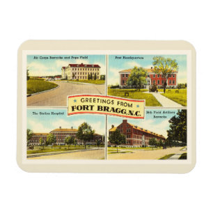 Ímã Fort Bragg # lembrança do vintage de 2 North