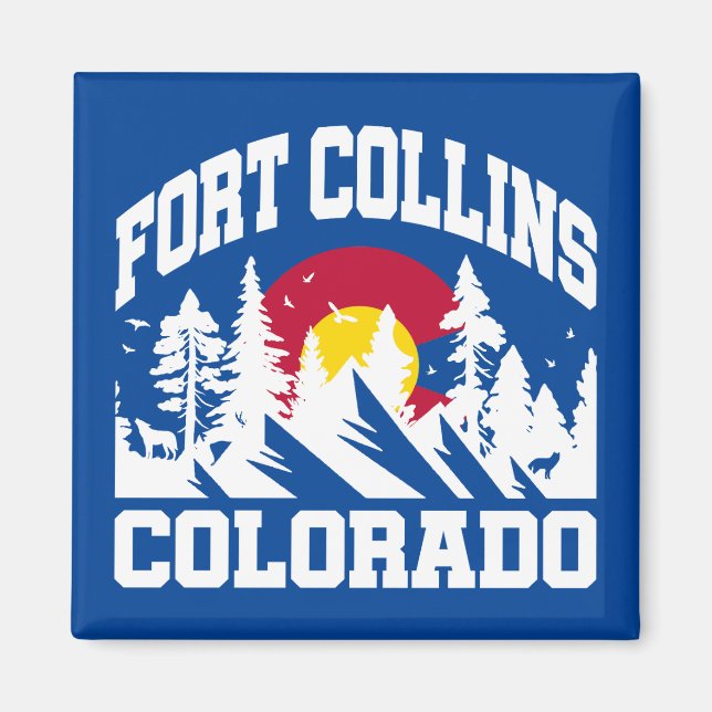Imã Fort Collins, Colorado (Frente)