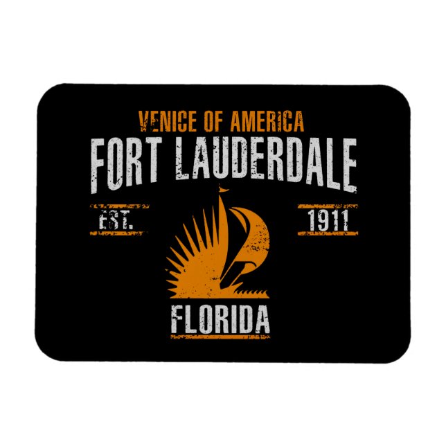 Ímã Fort Lauderdale (Horizontal)