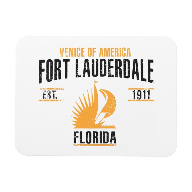 Ímã Fort Lauderdale (Horizontal)