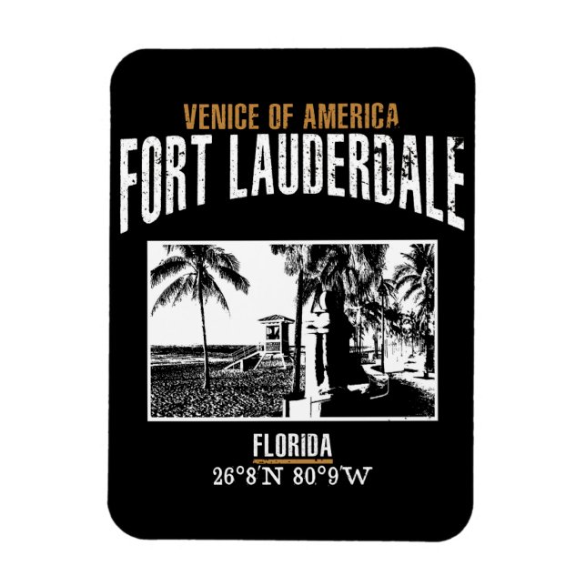 Ímã Fort Lauderdale (Vertical)