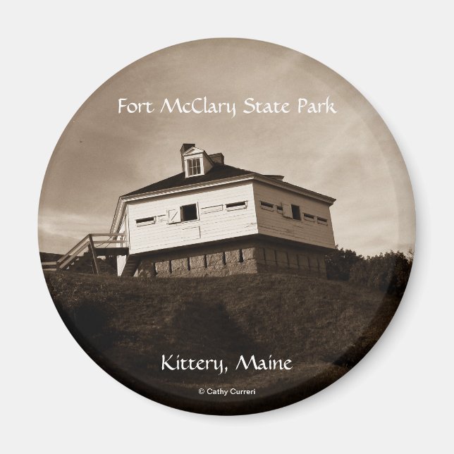 Imã Fort McClary State Park Magnet (Frente)