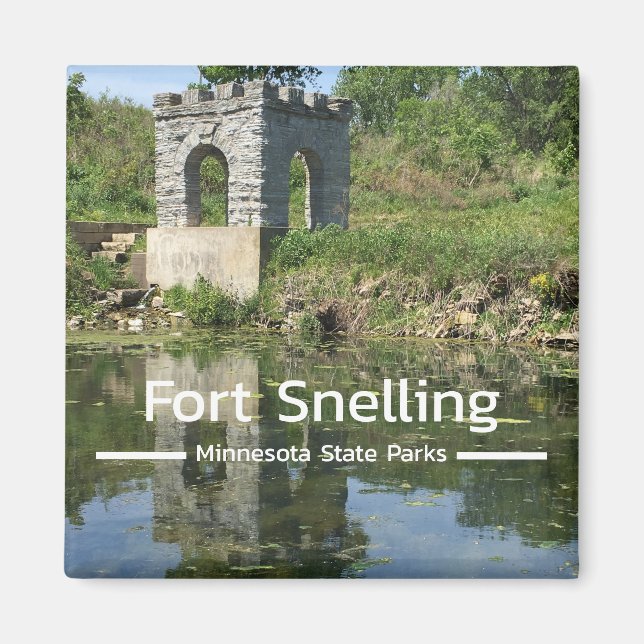 Imã Fort Snelling State Park Magnet (Frente)