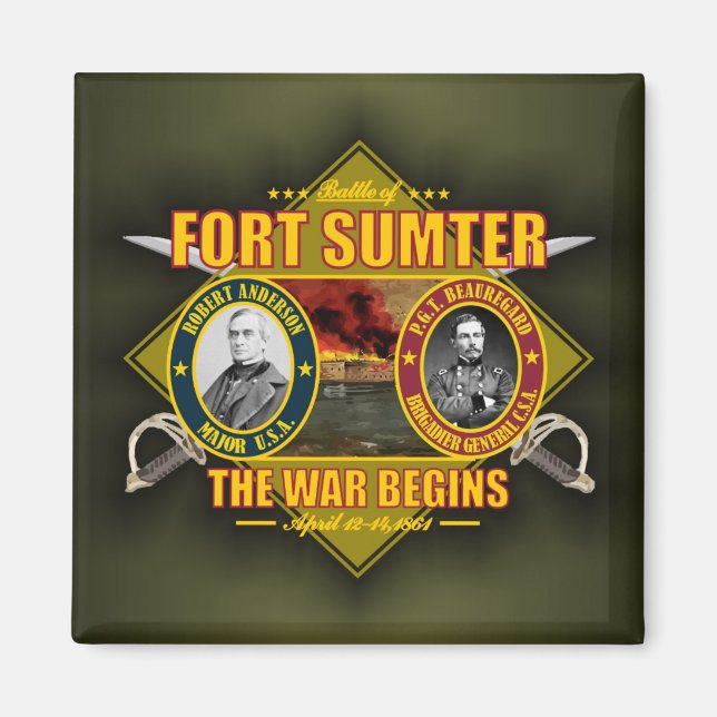 Imã Fort Sumter (Frente)