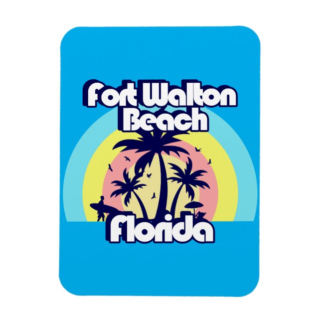Ímã Fort Walton Beach Florida (Vertical)