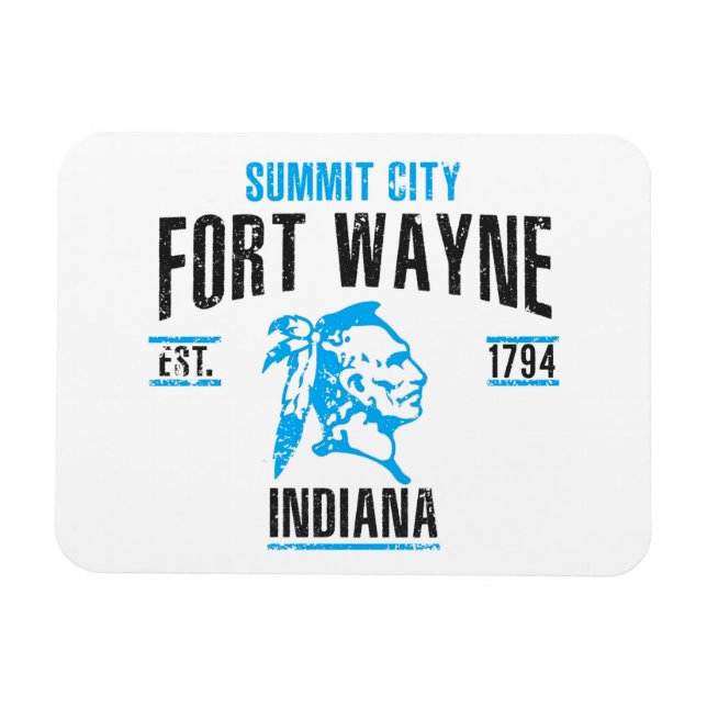 Ímã Fort Wayne (Horizontal)