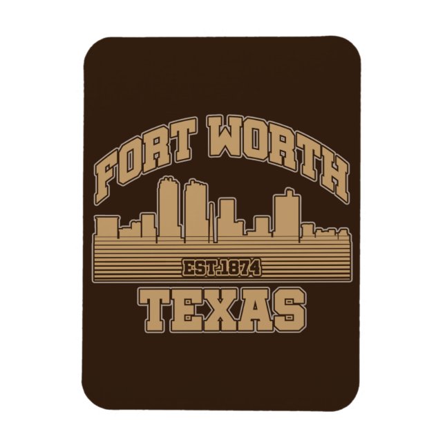 Ímã Fort Worth, Texas (Vertical)