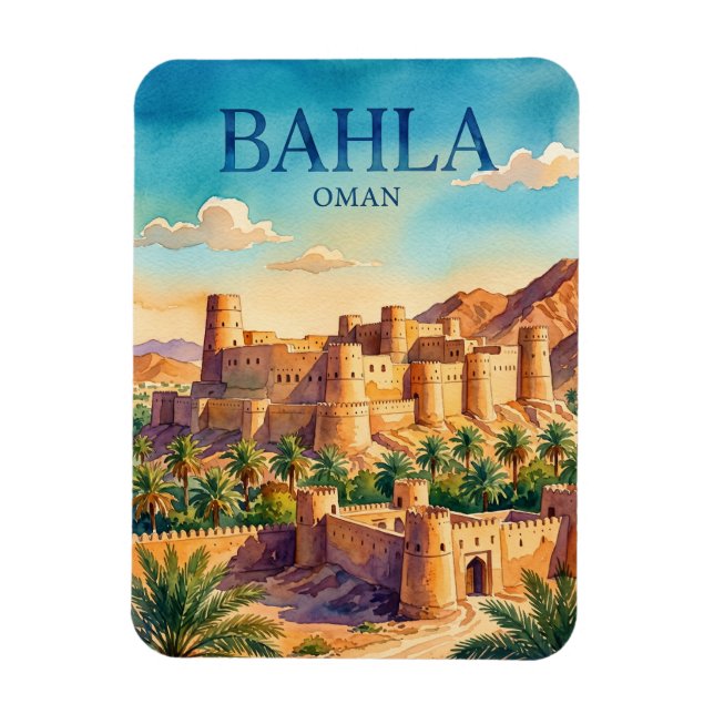 Ímã Forte de Bahla Omã (Vertical)