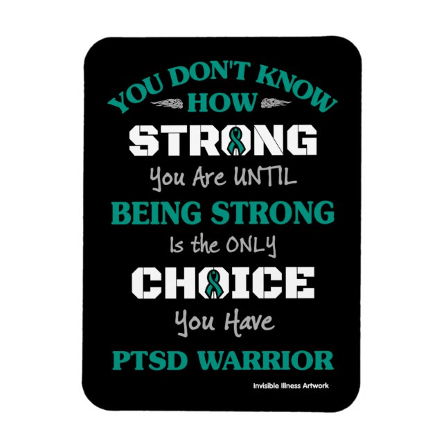Ímã Forte/Escolha 2...PTSD Magnet (Vertical)