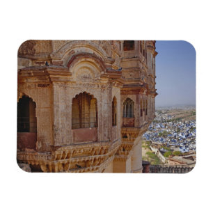 Ímã Forte Mehrangarh pairando sobre Jodhpur, O Azul