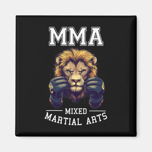 Imã Forte Mma Lion - Tai Boxingando Luta (Frente)