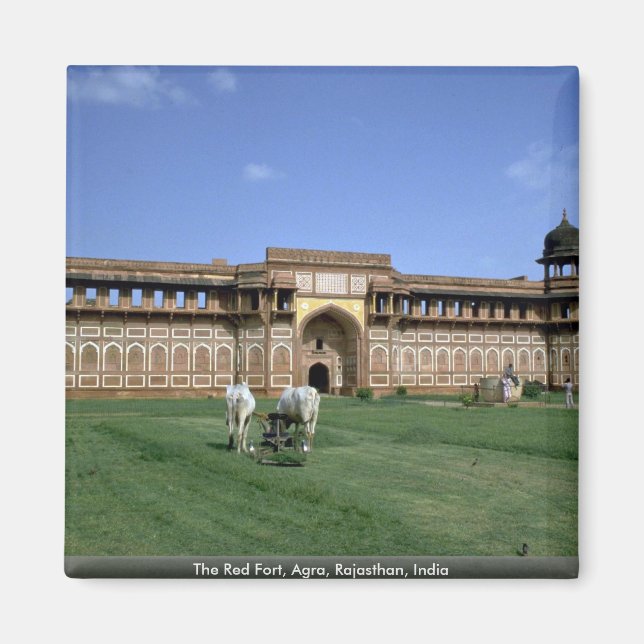 Imã Forte Vermelha, Agra, Rajasthan, Índia (Frente)