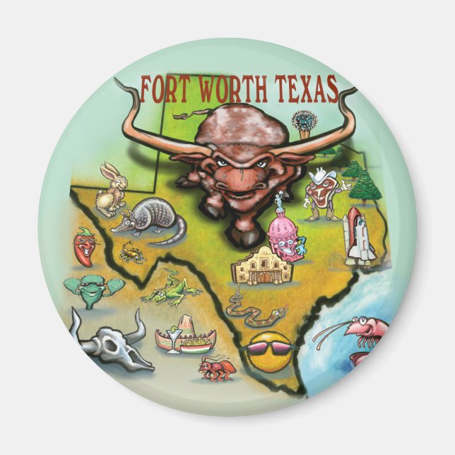 Imã Forte Worth TX (Frente)