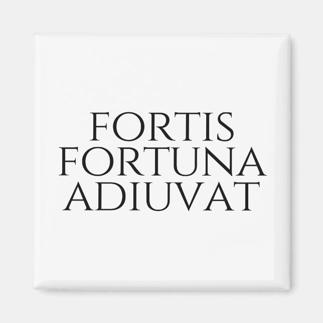 Imã Fortis Fortuna Adiuvat (Frente)