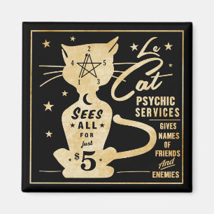 Imã Fortuna do vintage que diz o design - Le Gato