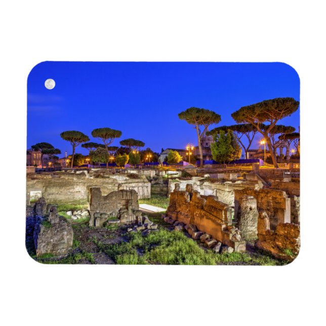 Ímã Fórum Romano em Roma à noite, Itália - HDR (Horizontal)