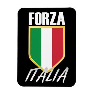Ímã Forza Italia Flag Soccer