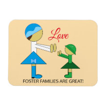 Foster Care - Magneta flexível