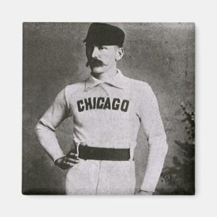 Imã Foto Antiga, Jogador de Beisebol de Chicago