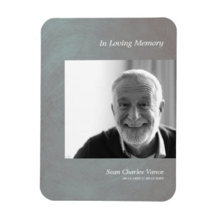 Ímã Foto Caro, Lembre-se do efeito metálico da Cinza f