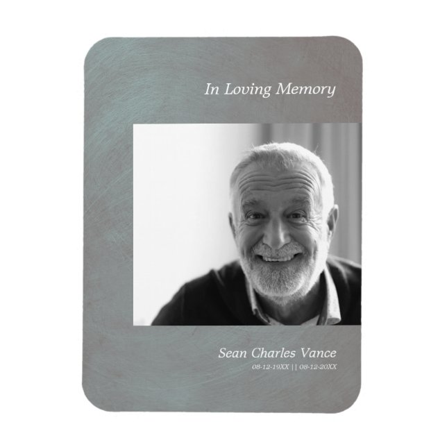 Ímã Foto Caro, Lembre-se do efeito metálico da Cinza f (Vertical)