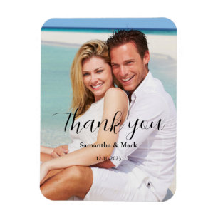 Ímã Foto: Casamento Obrigado