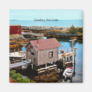 Imã Foto cênica de Lunenburg Norva Scotia
