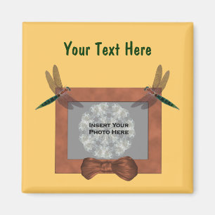 Imã Foto Colorida de Dragonflies