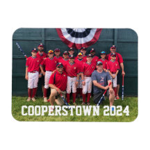 Foto da Equipe Personalizada Cooperstown NY Baseba