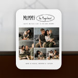 Ímã Foto da família de Dias de as mães personalizados<br><div class="desc">Faça a mãe sorrir todos os dias com um ímã fotográfico feito apenas para ela Este adorável ímã fotográfico Dia de as mães não é apenas fofo - é um lembrete diário do seu amor. Personalize-o com uma fotografia do seu momento familiar favorito, e veja as Mães se acenderem o...</div>
