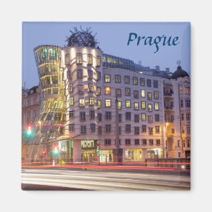 Imã Foto da lembrança de Praga da casa da dança