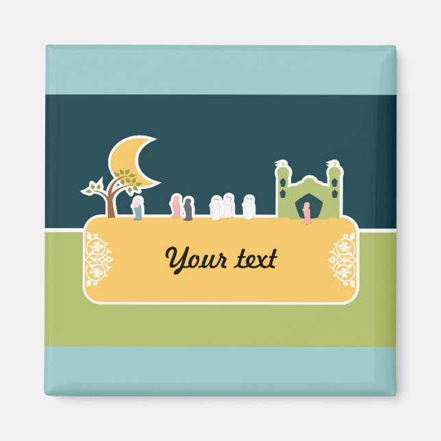 Imã Foto da Mesquita das Crianças Islâmicas Cuecas Nom (Frente)