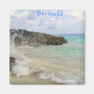 Imã Foto da onda das Bermudas por Celeste Sheffey