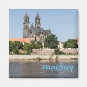 Imã Foto da opinião de Magdeburgo Elbe