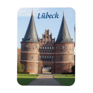 Ímã Foto da porta de Lübeck Holstentor