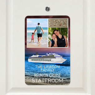 Ímã Foto da praia do marcador da porta de Stateroom do
