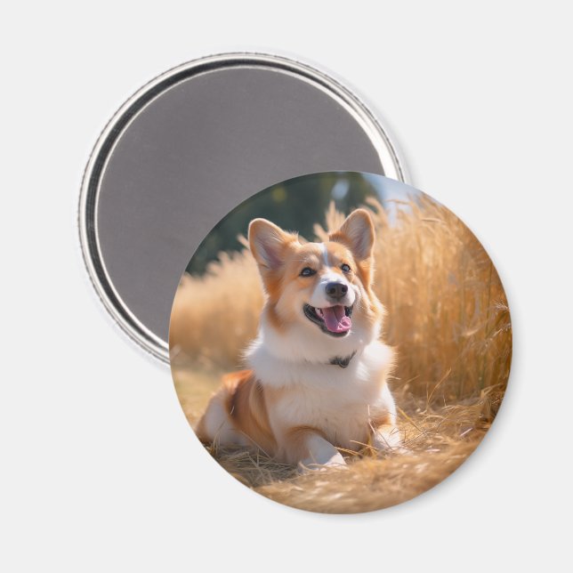 Imã Foto de Animal Personalizada (Front/Back)