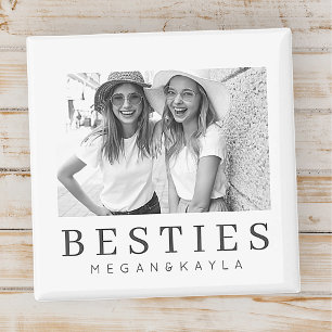 Imã Foto de BFF - Melhores Amigos do Chic Moderno Mini