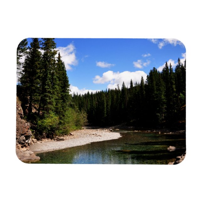 Ímã Foto de Canoe Meadows Kananaskis Canadá (Horizontal)