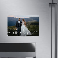 Foto De Casamento Da Caligrafia Moderna Obrigado